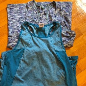 2 running tank tops